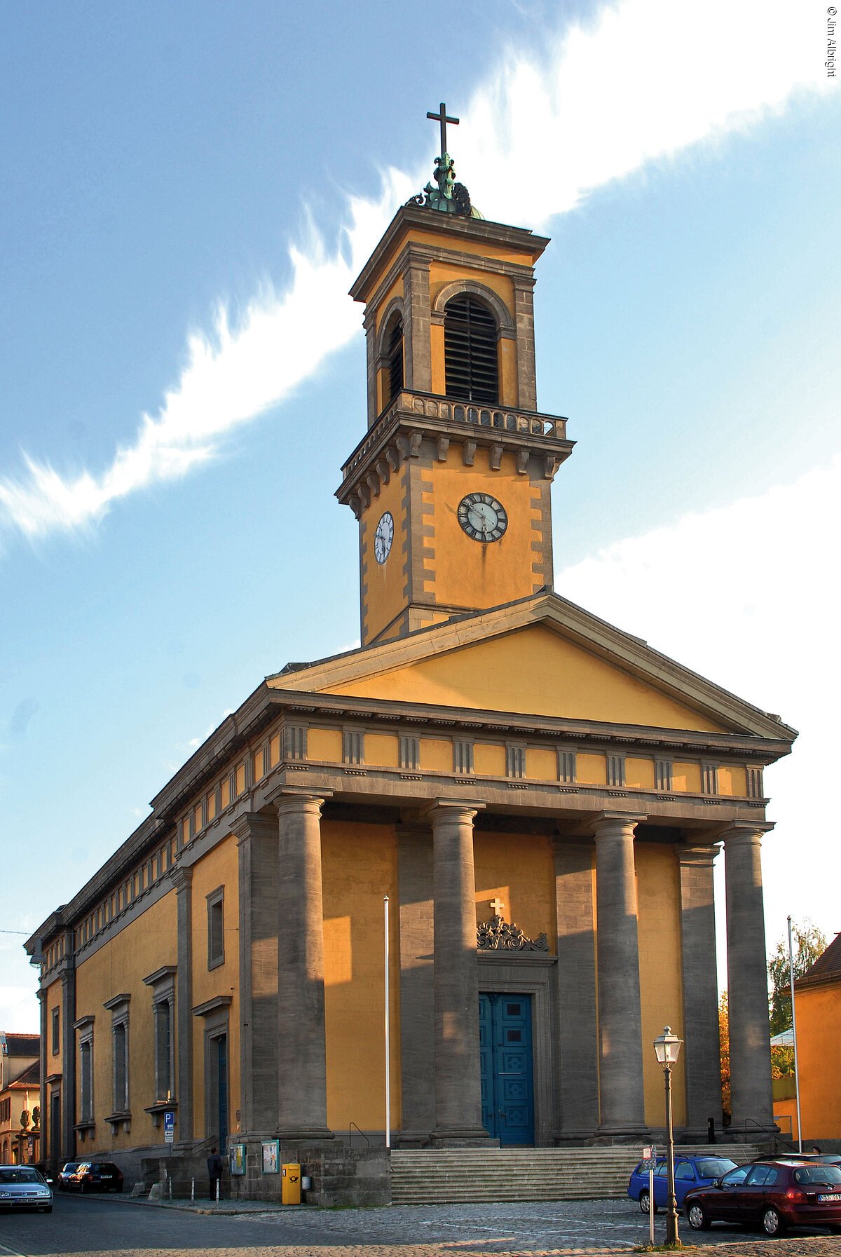 St. Ludwig-Kirche Ansbach im Sommer@Jim Albright
