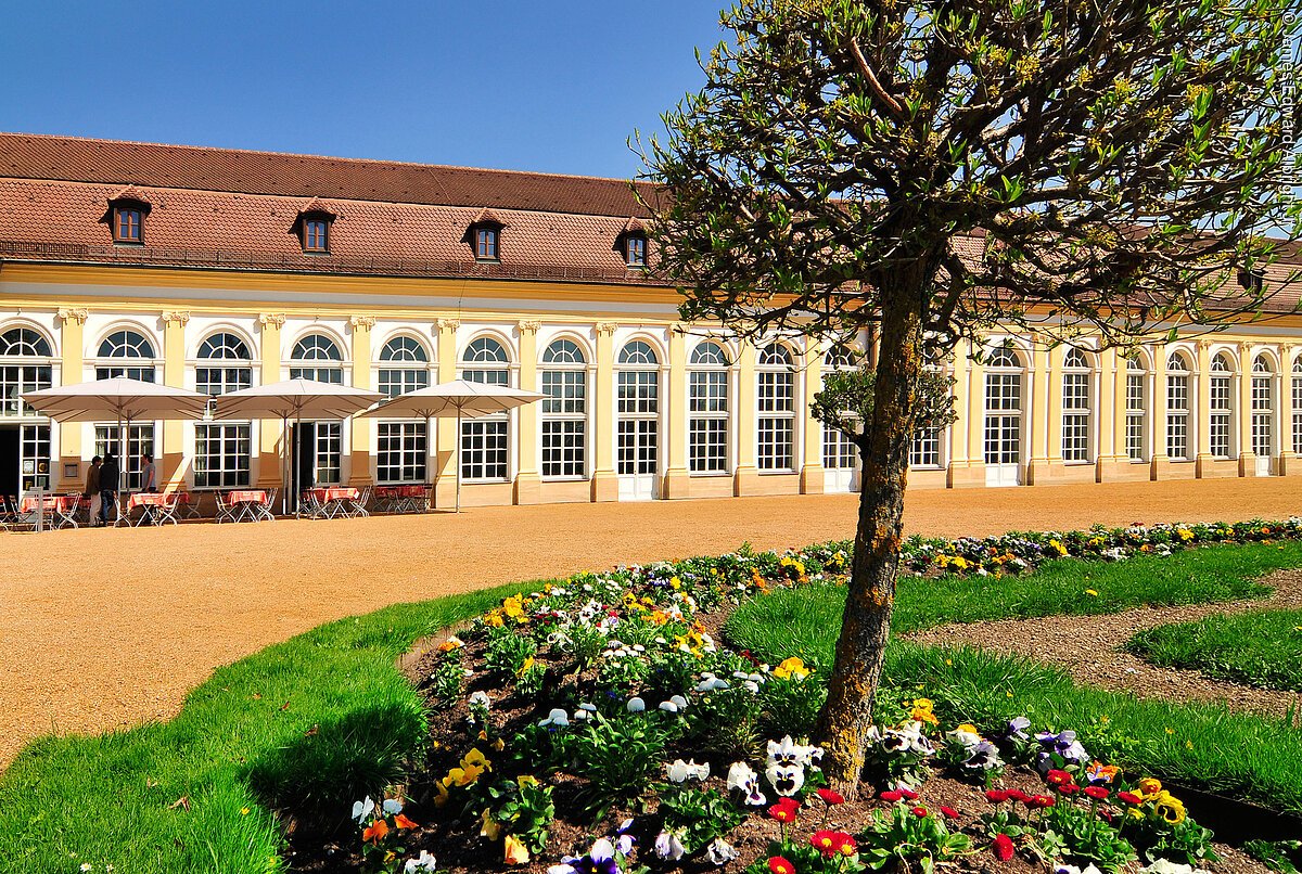 Orangerie mit Cafe_Frühling©James_Edward_Albright