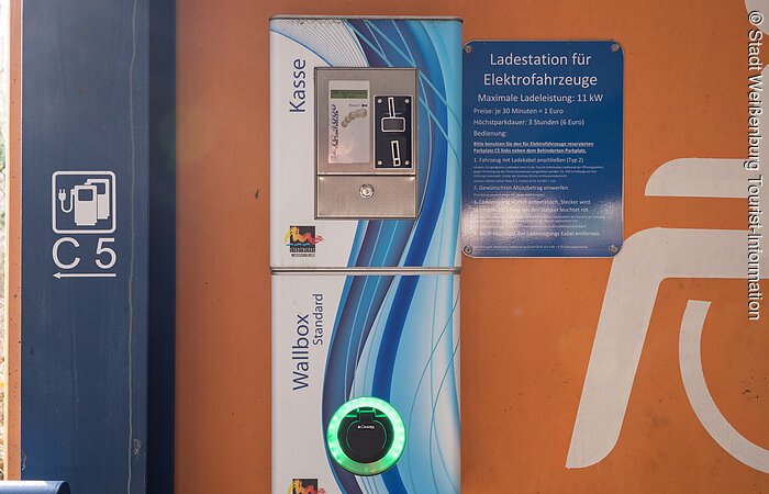 Detailansicht Ladestation