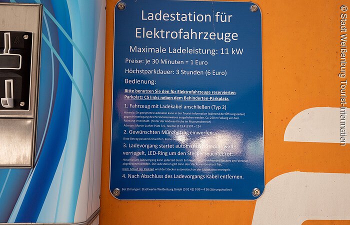 Infotafel Ladestation