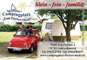 Anzeige Campingplatz "Zum Fischer-Michl" in Wald