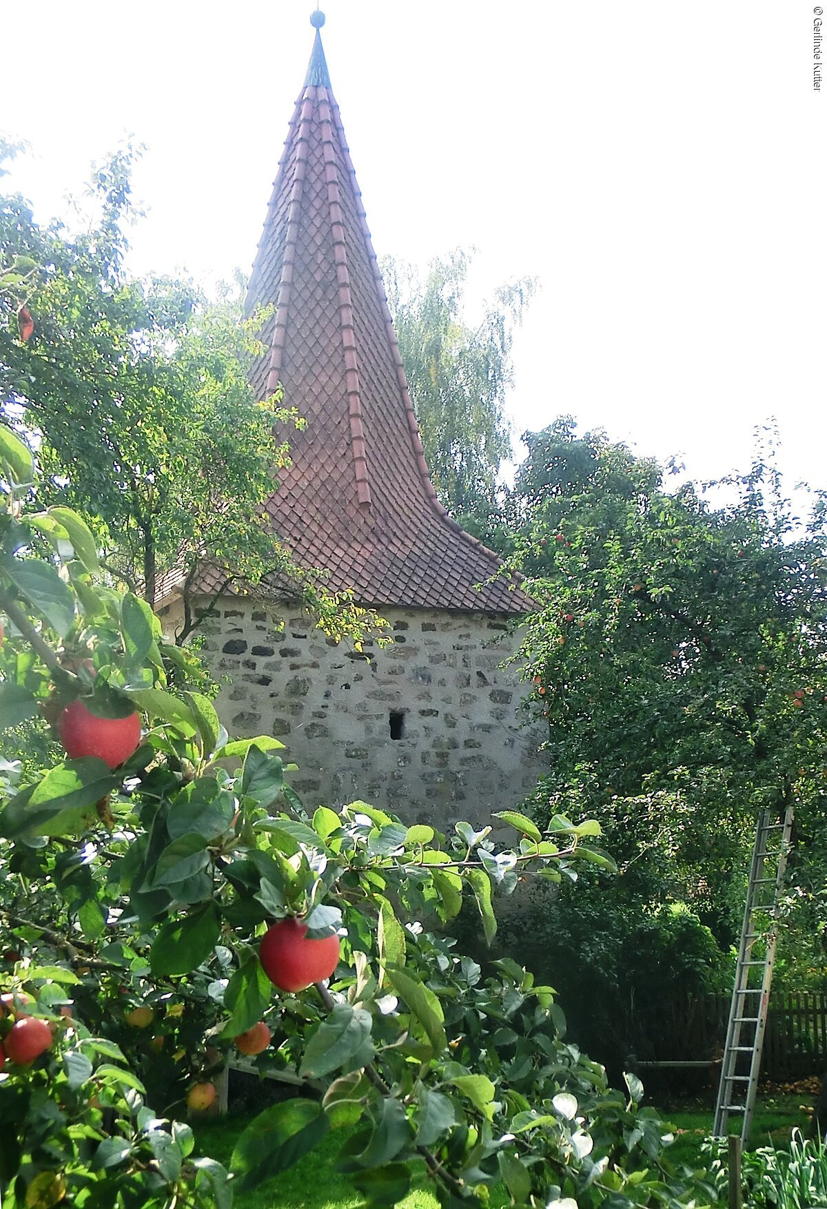 Stadtmauerturm in Merkendorf