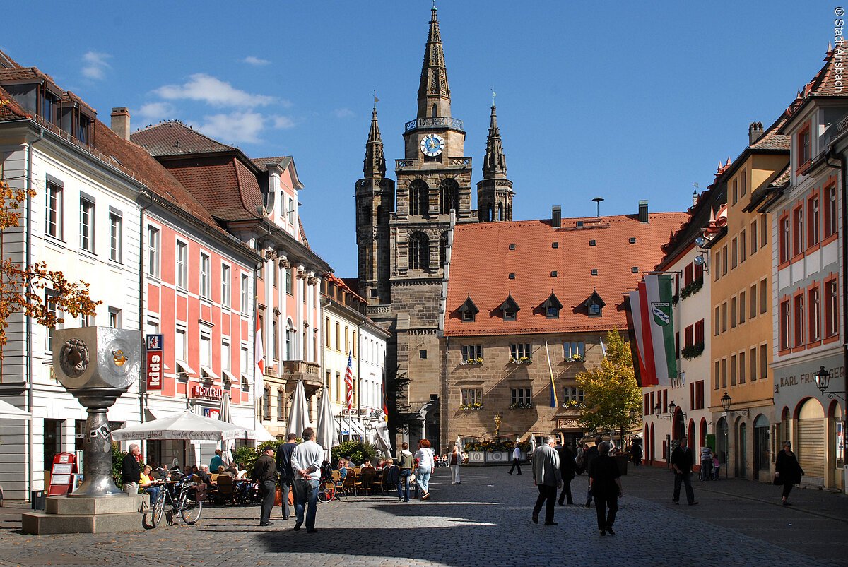 Innenstadt in Ansbach