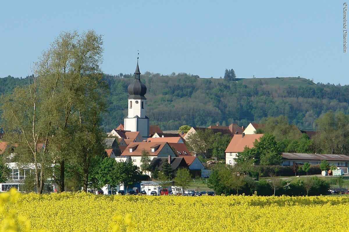 Dittenheim am Fuß des gelben Bergs