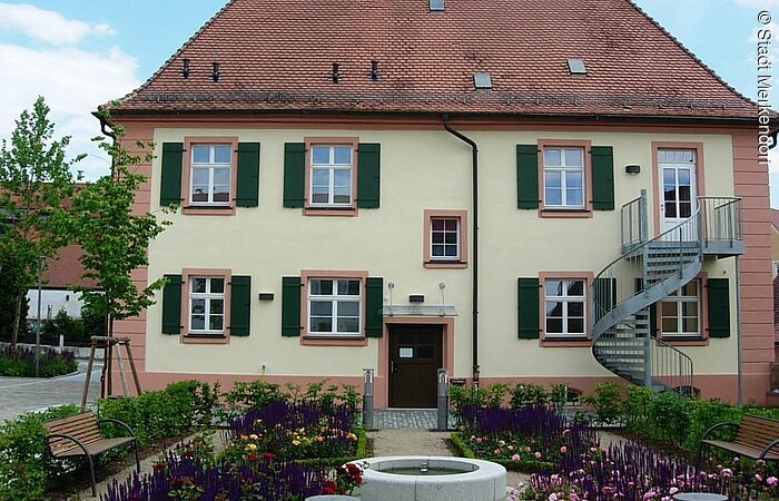 Barockgarten mit Steingruberhaus Merkendorf