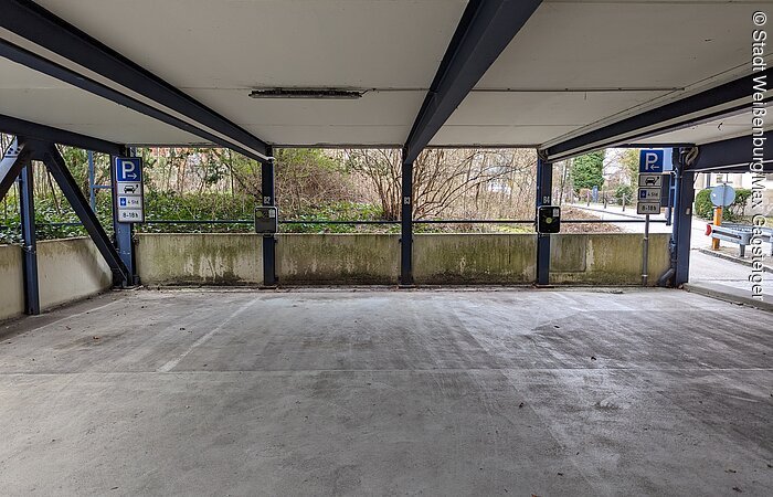 Ladesäulen Parkhaus Dörflervilla Ebene B