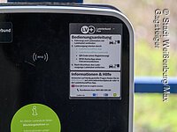 Ladesäule Parkhaus Dörflervilla Ebene B Detail