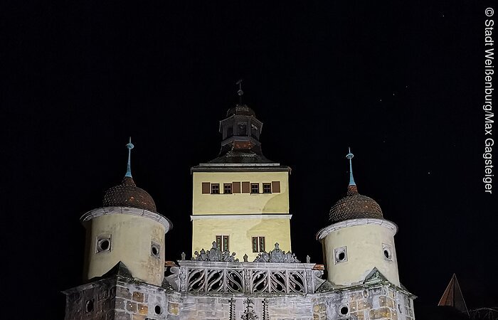 Ellinger Tor bei Nacht
