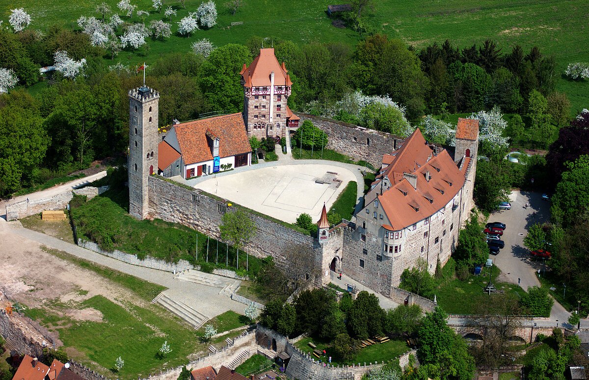 Luftbild Burg Abenberg