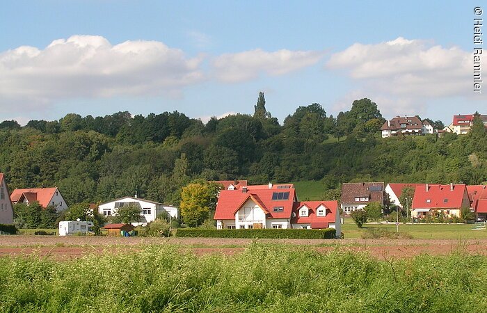 Westhang Absberg an einem sonnigen Tag.