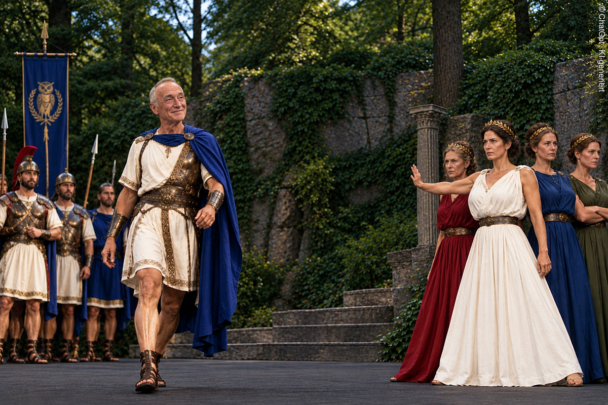 Lysistrate · KI-generiert Luna Bühne Theater